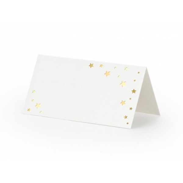 Place cards with stars