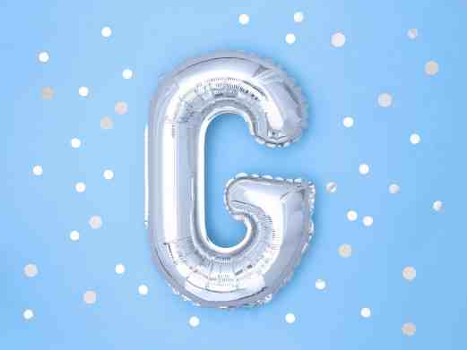 Personalised Silver Letter Balloons
