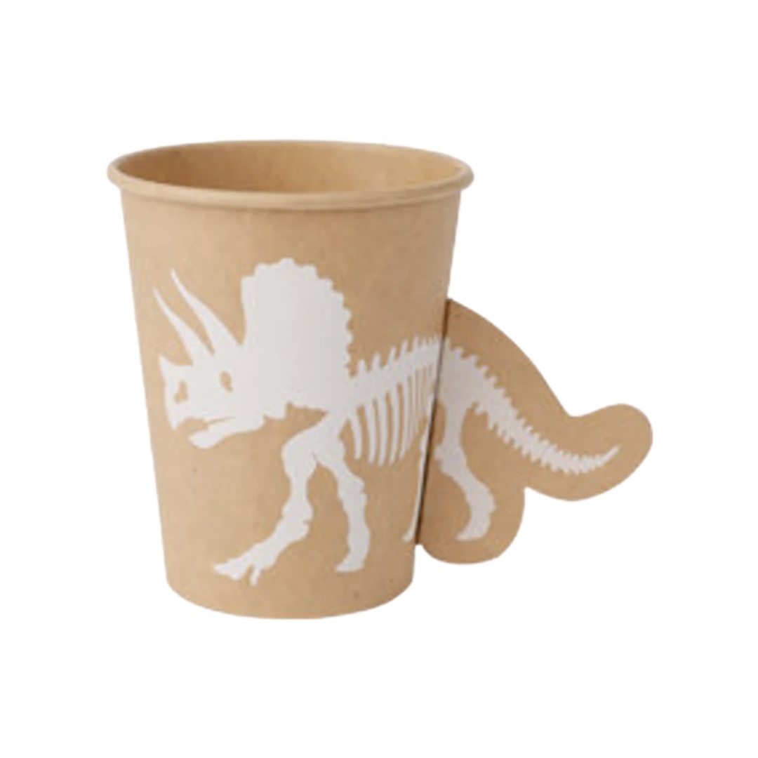 Dinosaur Paper Cups with Tail