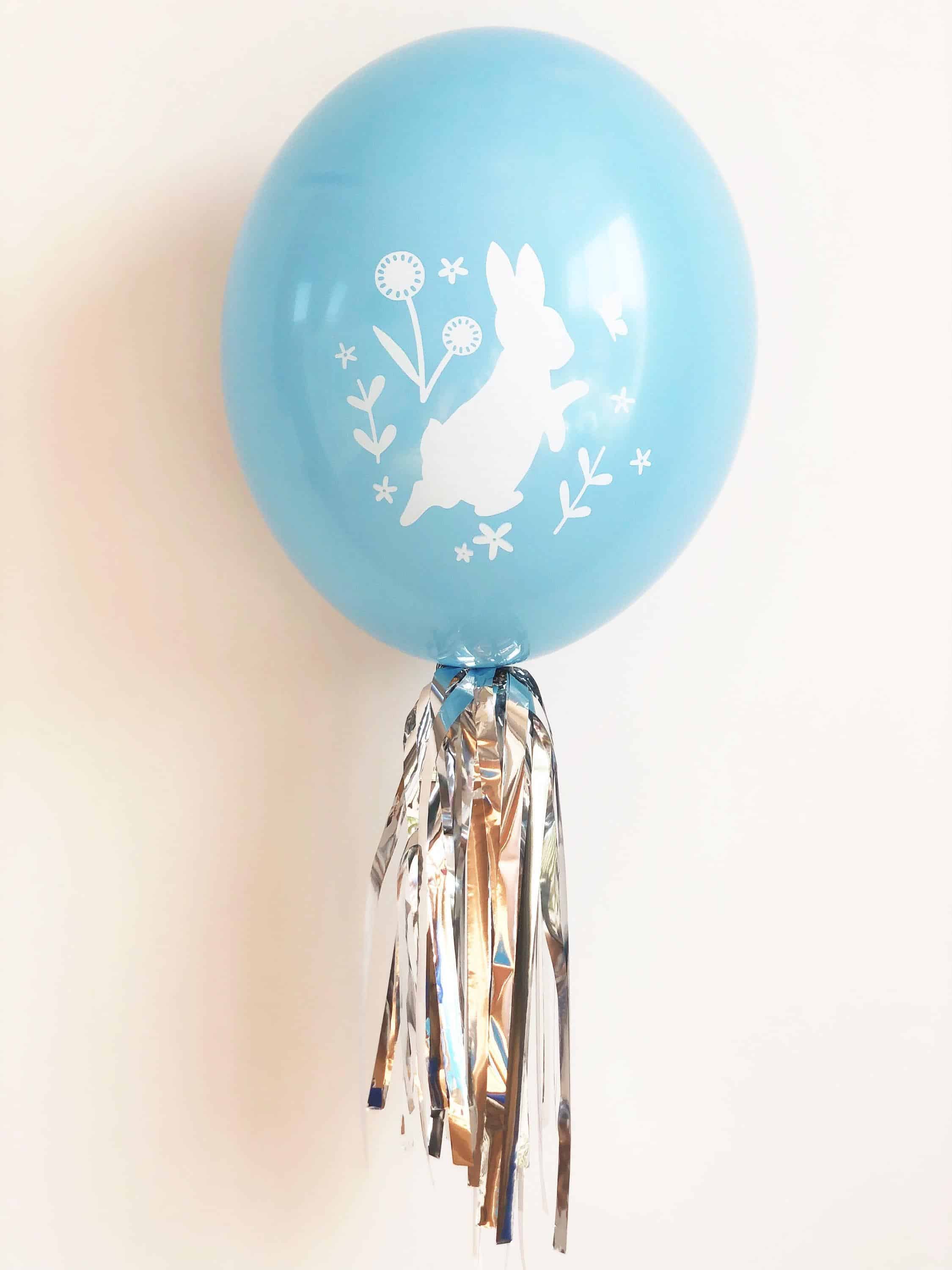 Bunny Blue Balloon