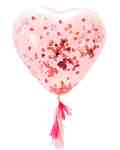valentine's day confetti balloon