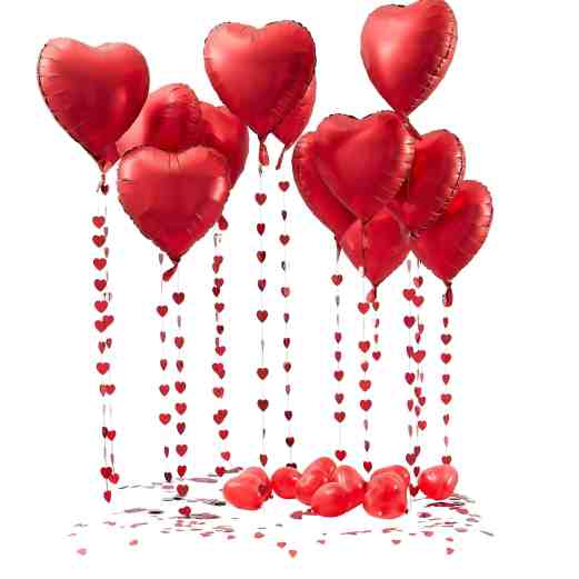 Heart Shape Foil Balloons