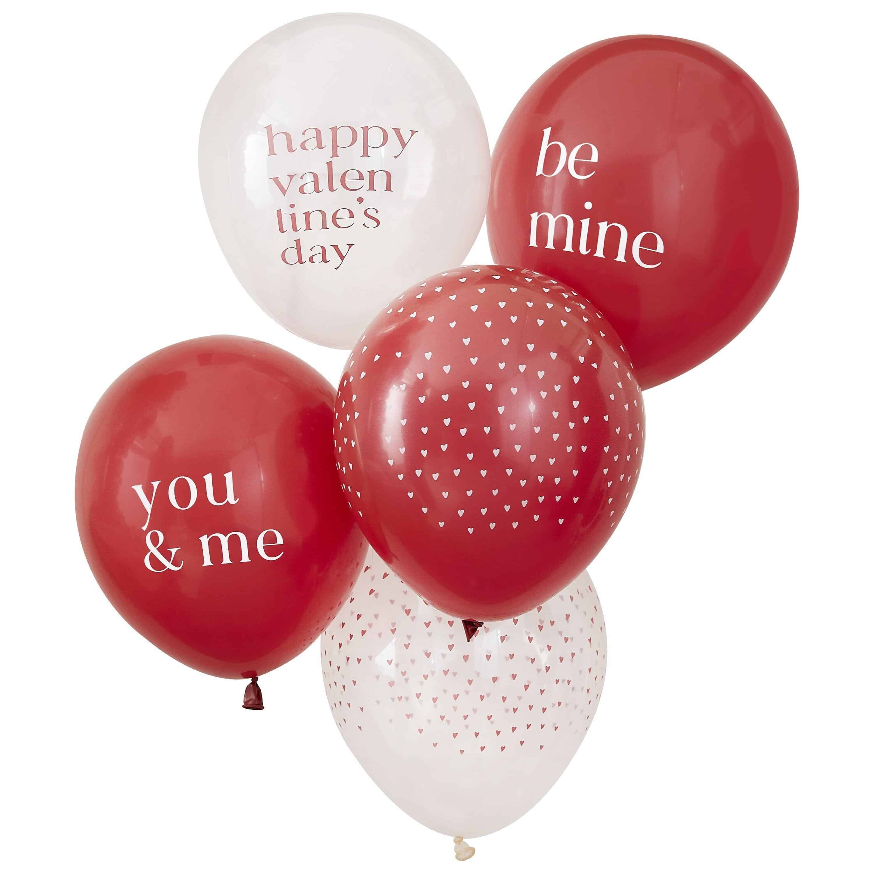 Valentines day balloons