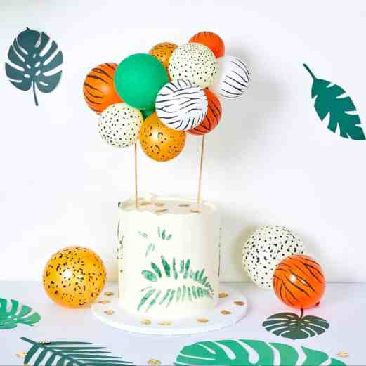 Safari Balloon Cake Topper