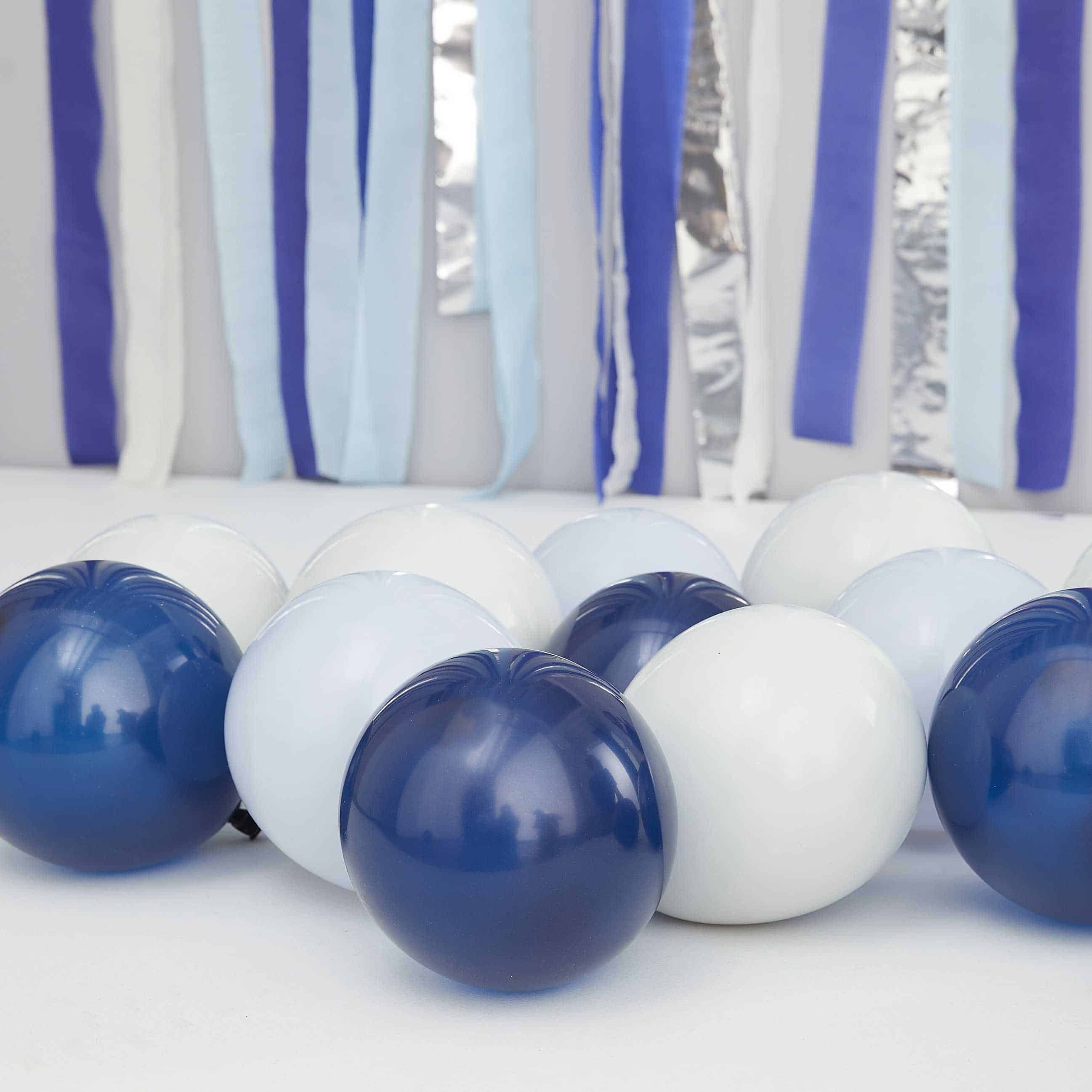 Balloon Pack Blue and white