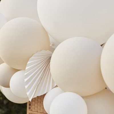 White Latex Balloon