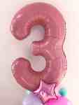 3 number Foil Balloon