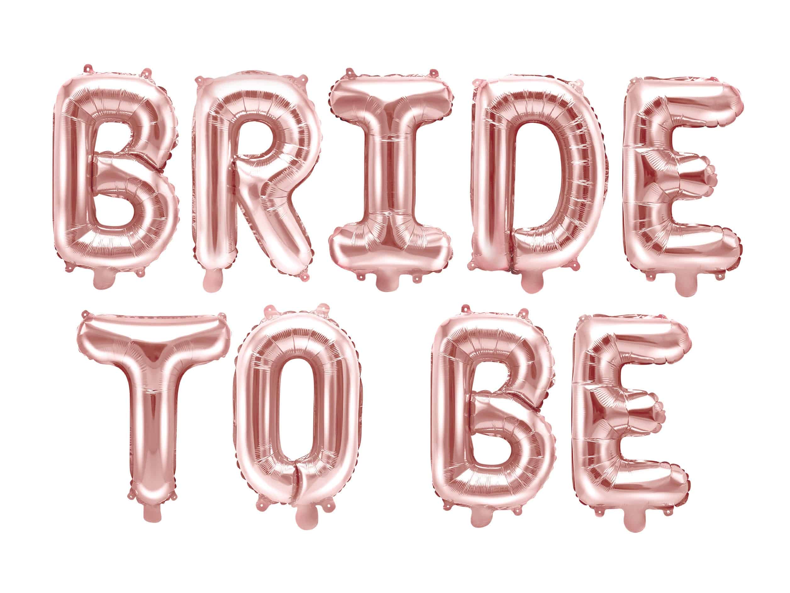 Bride to be balloon banner