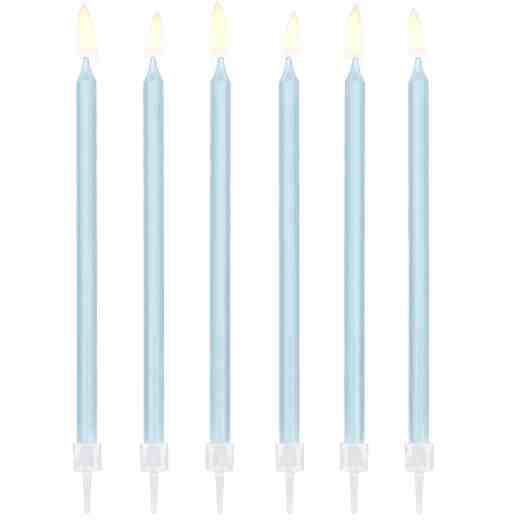 Blue Birthday Candles