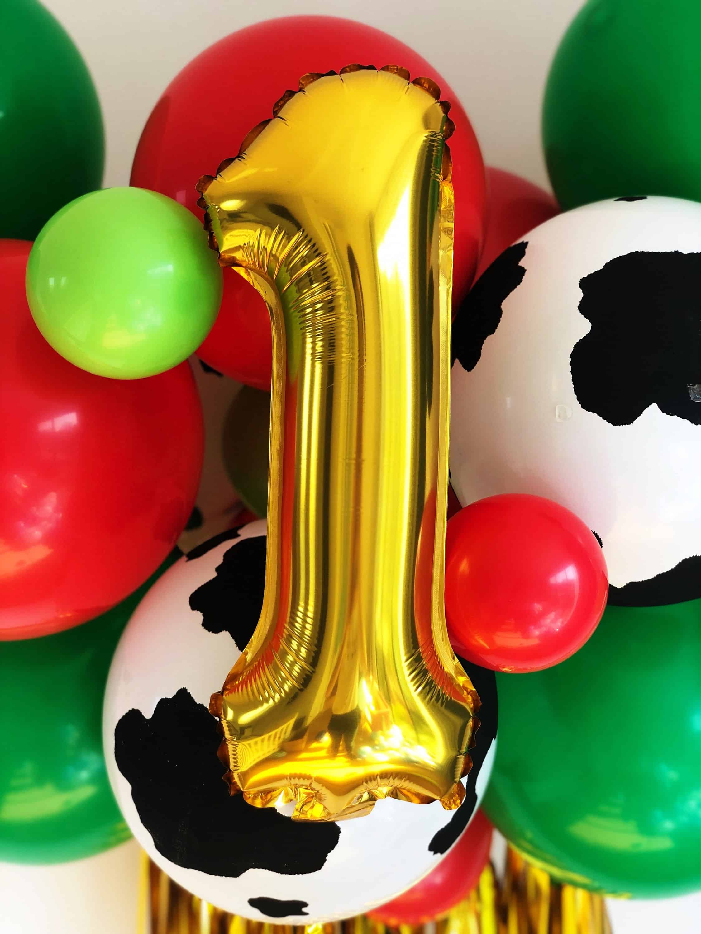 Number Gold Foil Balloon
