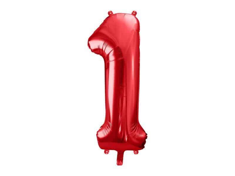 1 Red Foil Balloon