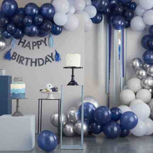 happy birthday balloon bunting