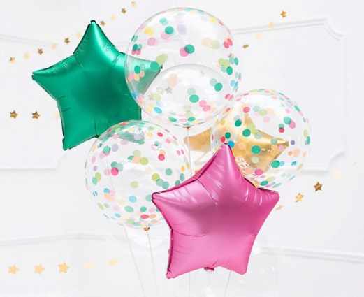 star foil balloons