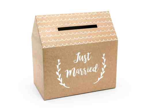 just married card box