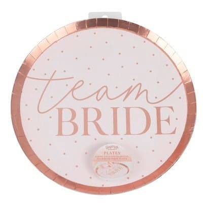 team bride plates