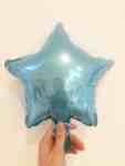blue foil star balloon