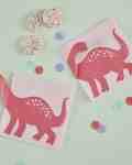 Dino Theme Paper Napkins