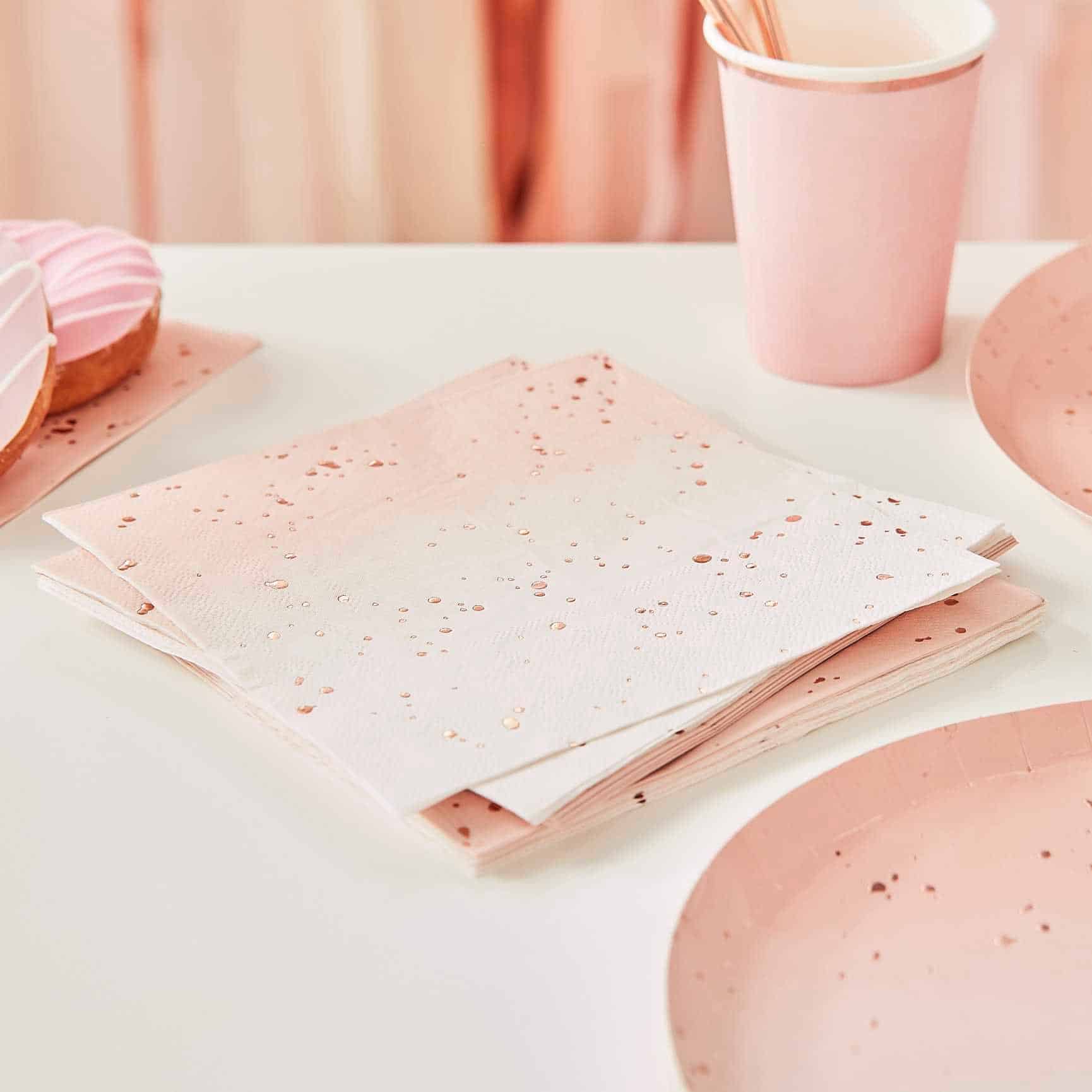 Pink Ombre Napkins