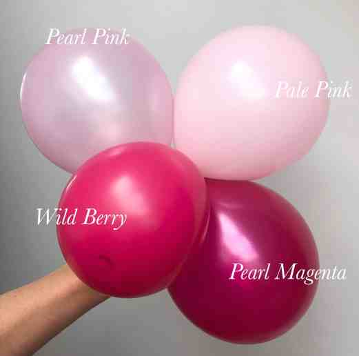 Pink Latex Balloons