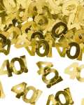 Gold 40th Birthday Confetti
