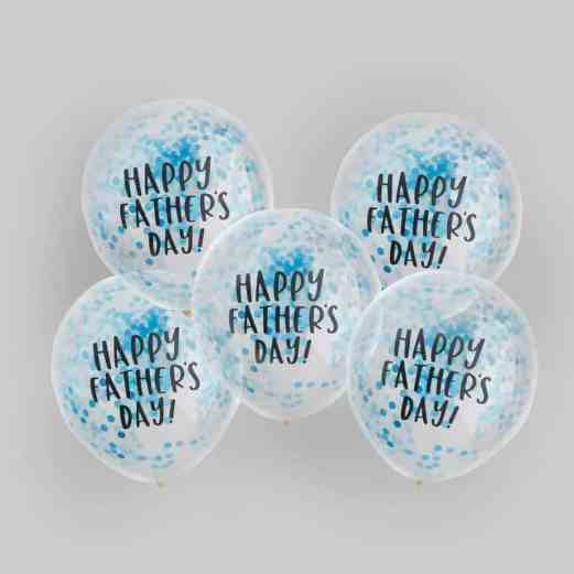 Happy Father's Day Confetti Balloons