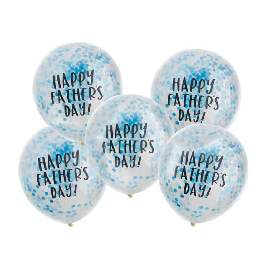Happy Father's Day Confetti Balloons