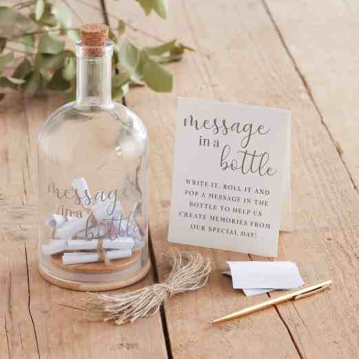 Message in a bottle Guest Book