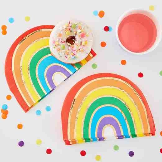Pride Rainbow Paper Napkins