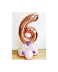 Number Six Balloon Sculpture