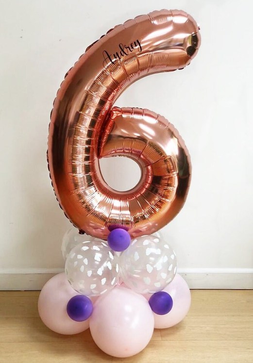 Number 6 Balloon Sculpture