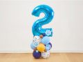 Blue Paw Balloon Sculpture