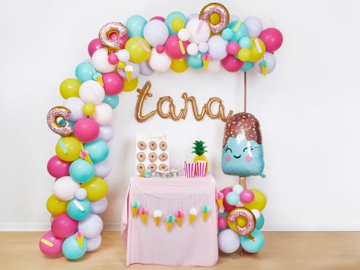 DIY Candy Balloon Arch with Sprinkles