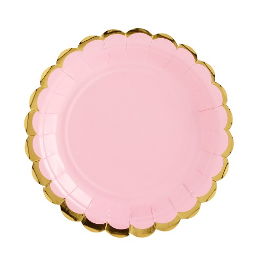 Pink Pastel Plates