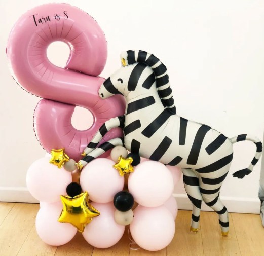 Zebra Balloon Sculpture