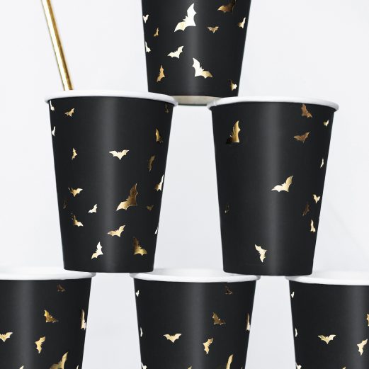 Halloween Bat Paper Cups