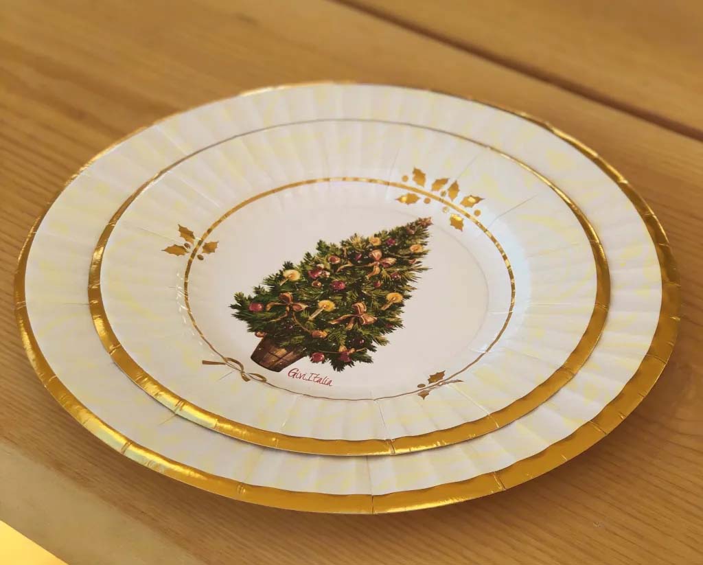 Christmas Tree Plates
