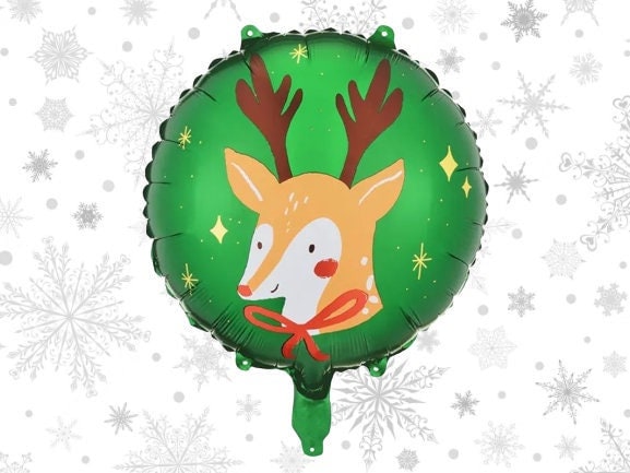 Green Christmas Foil Balloon