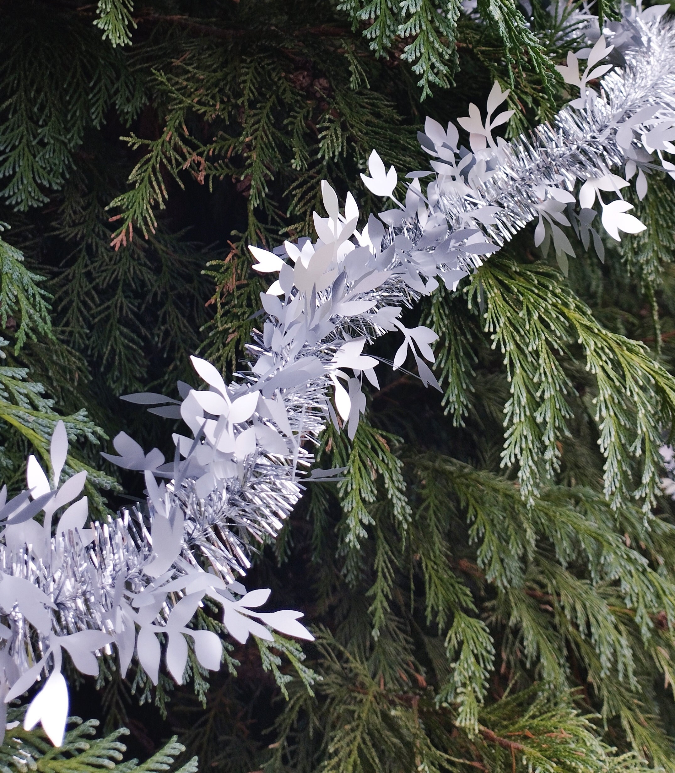 Xmas Tinsel Purple Christmas Tinsel