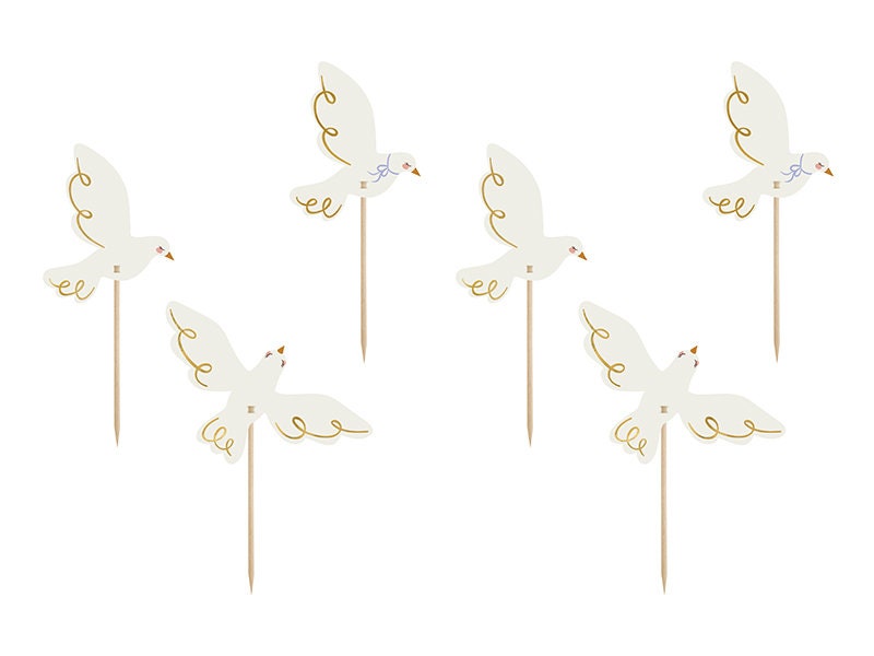 Dove Cup Cake Toppers Dove Cup Cake Toppers
