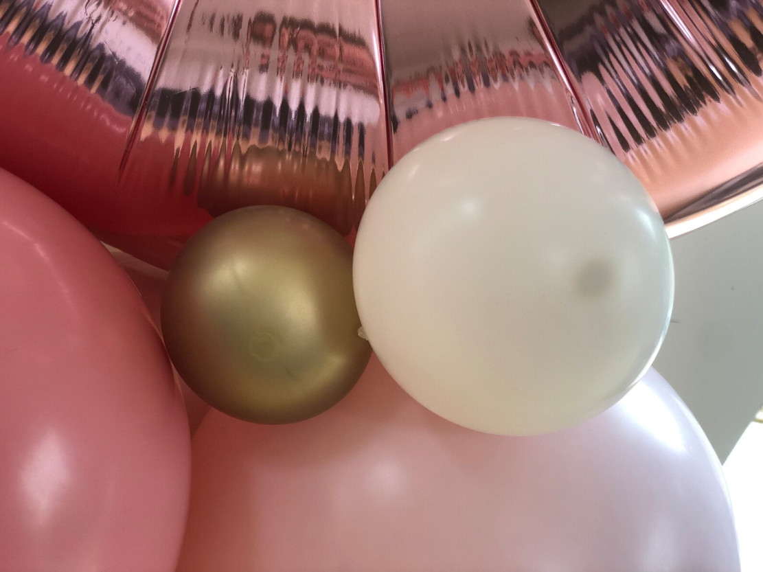 Pink Double Digit Balloon Sculpture