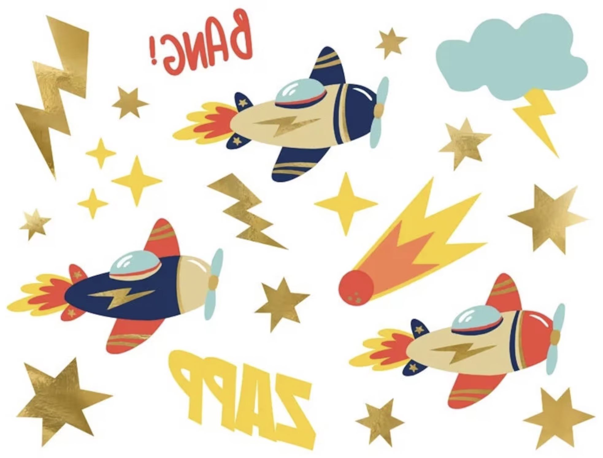Planning an Airplane party for your little one? Make the party extra fun with these adorable temporary tattoos!