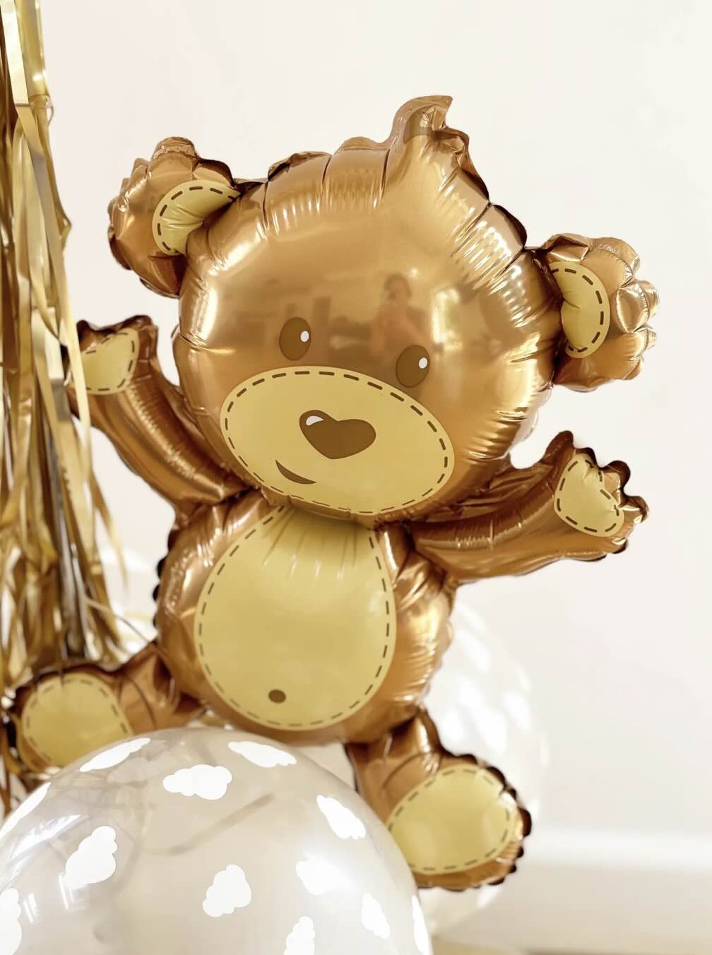 DIY Personalised Bear Balloon Stand