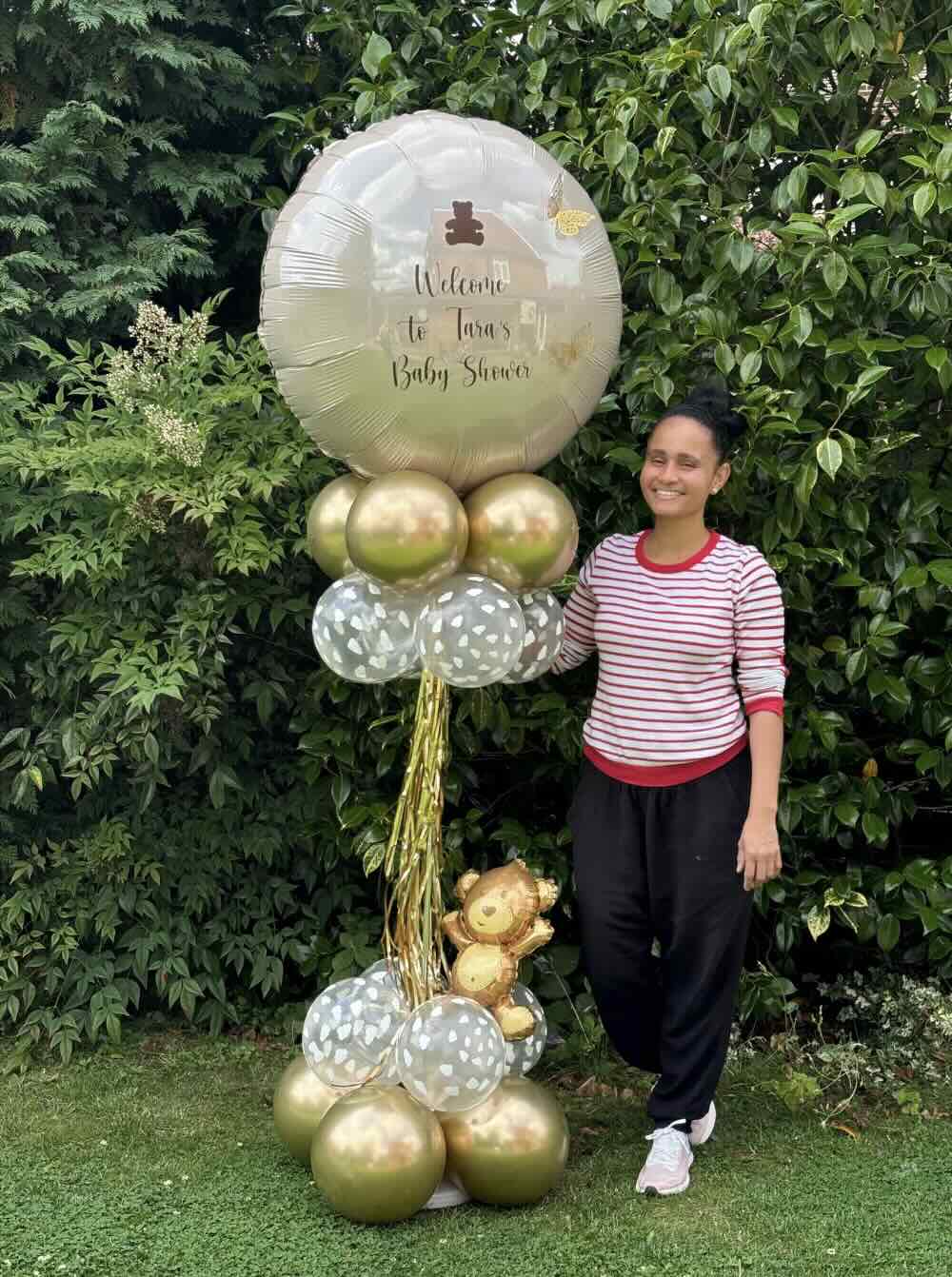 DIY Personalised Bear Balloon Stand