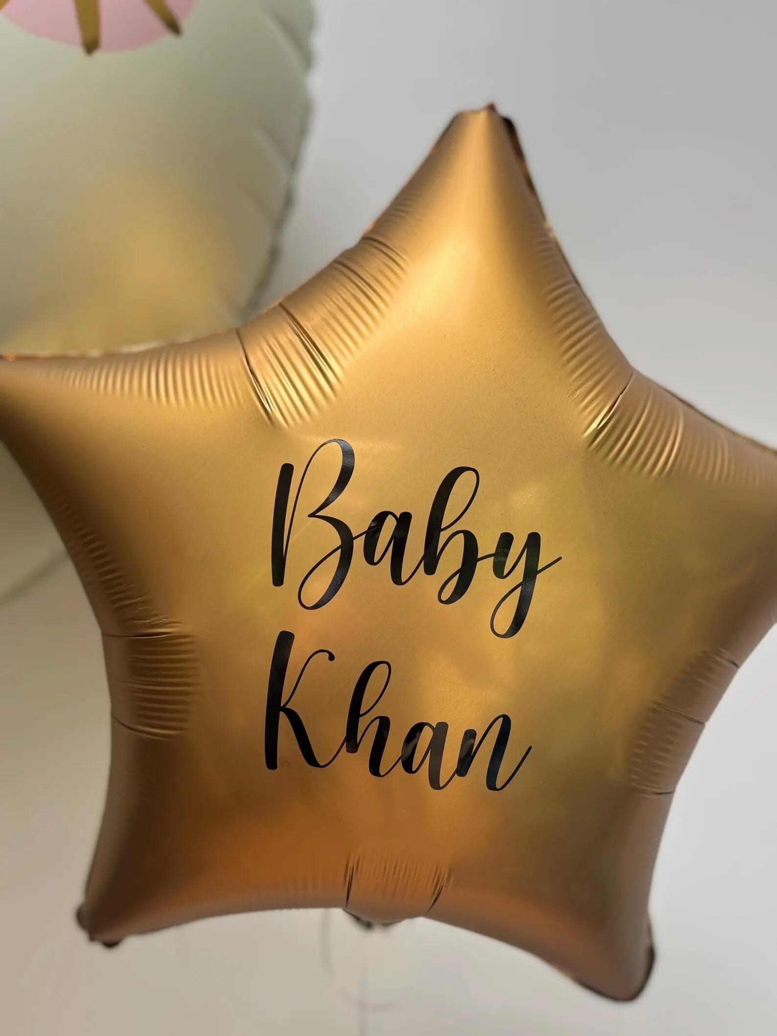 Personalised Bear on the Moon Balloon Set